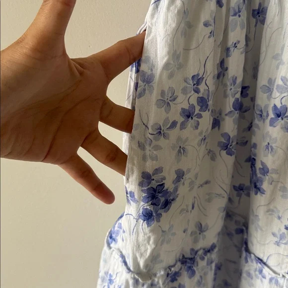 Hill house Floral Blue and White Women's Dress S - Picture 7 of 9